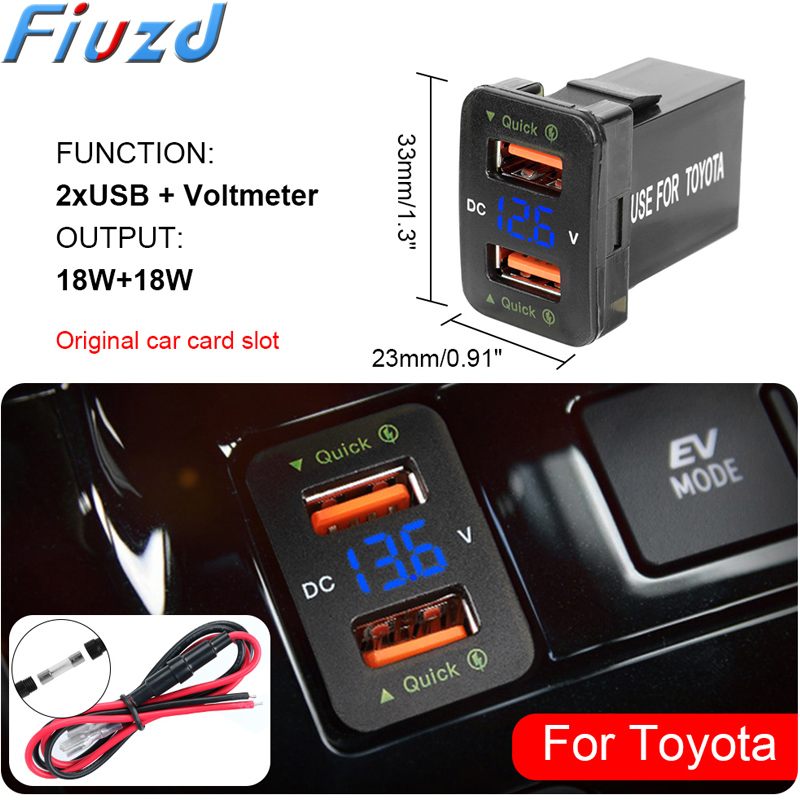 Car Accessories Qc - Akcesoria samochodowe LED, adapter zasilający do