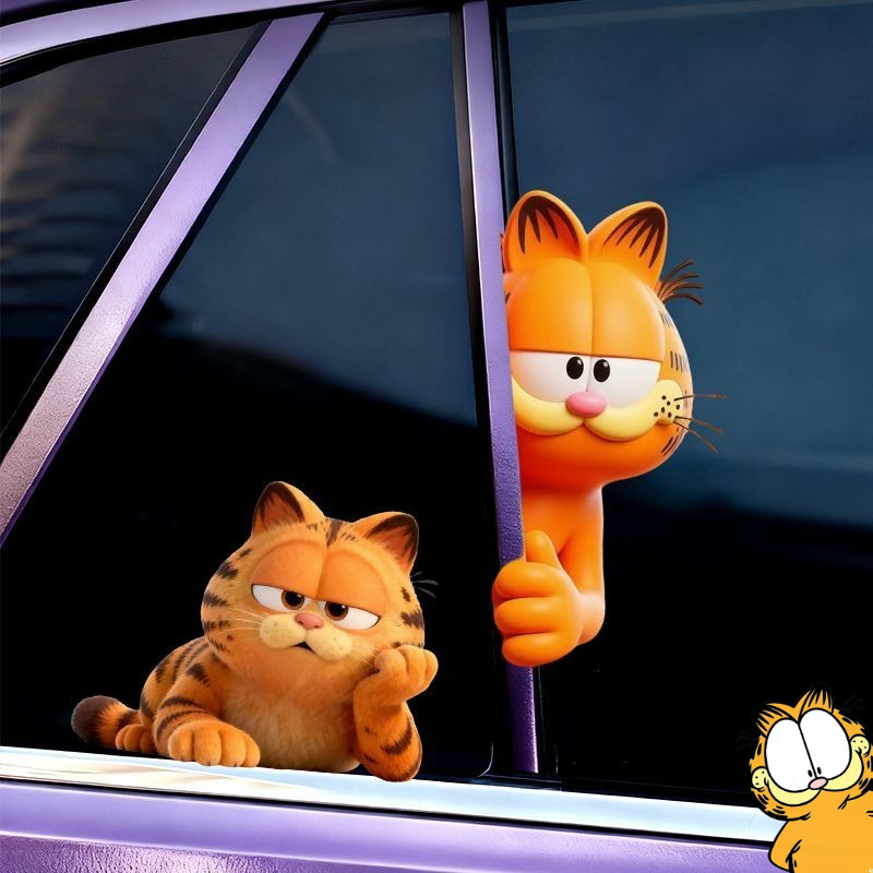 Car Accessories Wholesale - Naklejki Garfield anime kreskówka słodkie śmieszne