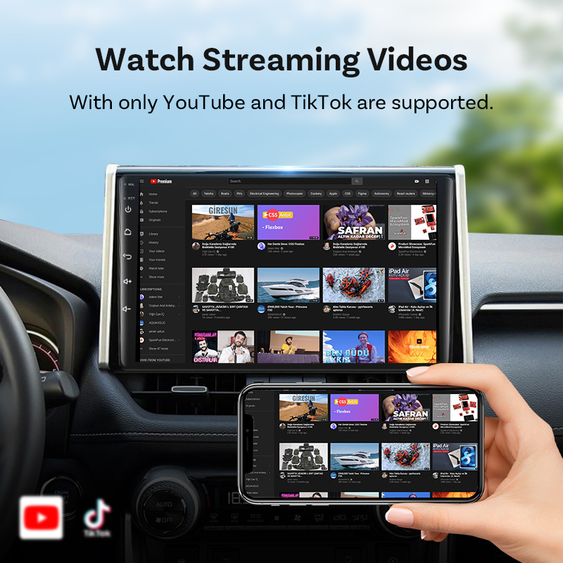 Adapter Ottocast Mini Air Wire – Car Accessories Youtube recenzja i cena