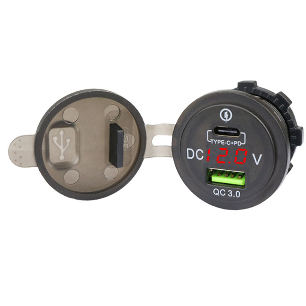 Gniazdo LED QC 3.0 z woltomier – Car Accessories Qc recenzja i cena