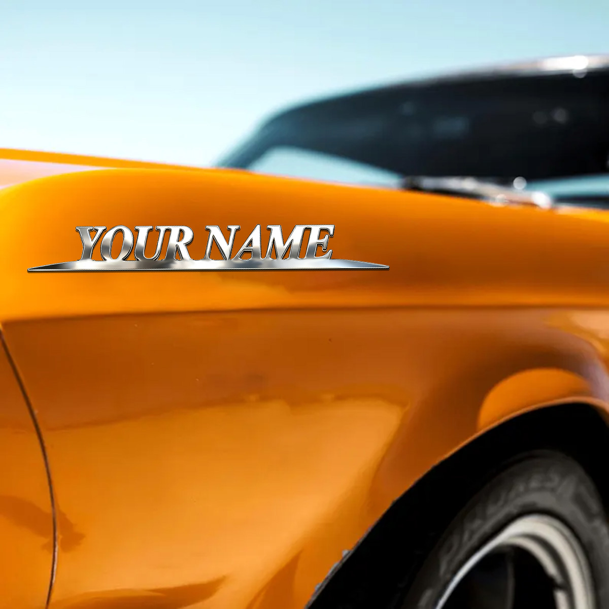 Metalowe, modne naklejki z Two – Car Accessories Rear recenzja i cena