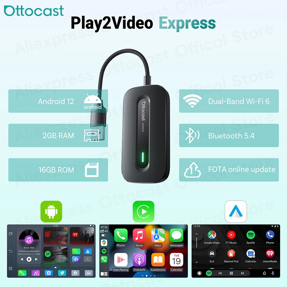Adapter OTTOCAST Play2Video Ex – Car Accessories Youtube recenzja i cena