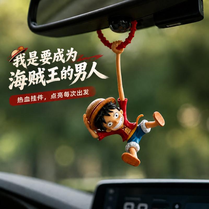 One Piece Monkey D. Luffy Zawi – Car Accessories Hanging From Mirror recenzja i cena