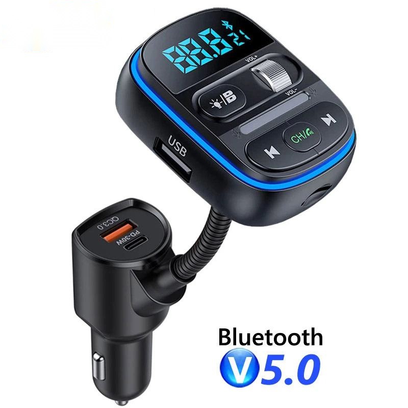 T77 Bluetooth 5.0 Nadajnik FM  – Car Accessories Qc recenzja i cena